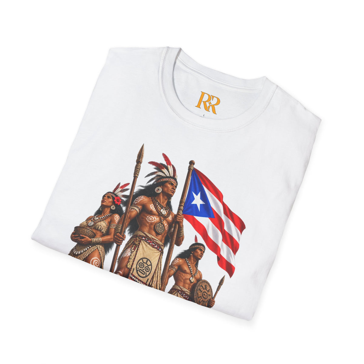 Puerto Rico Taino Heritage Flag T-Shirt