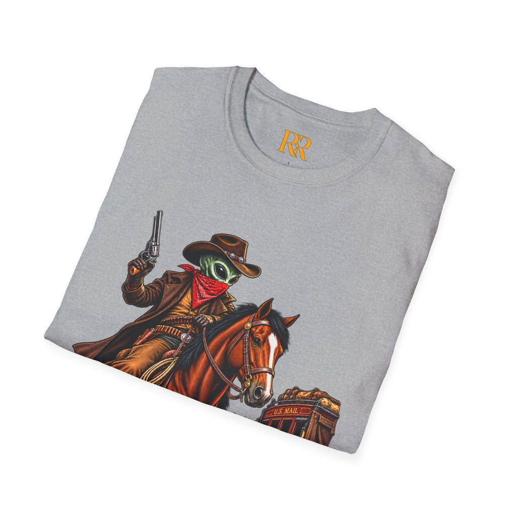Vintage Cowboy Horse and Wagon Western T-Shirt