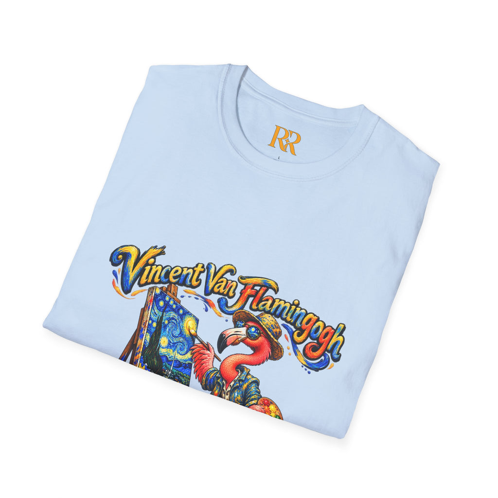 Vintage Flamingo Artist T-Shirt