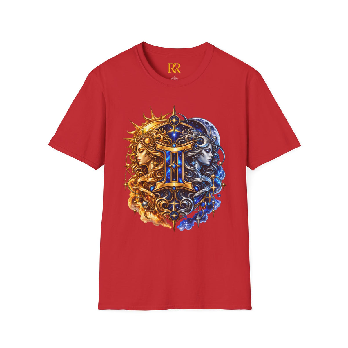 Gemini Sun and Moon Balance Celestial T-Shirt