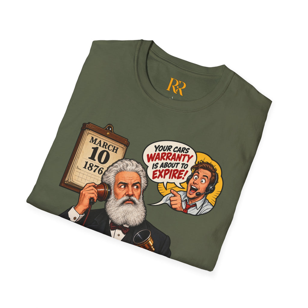 Alexander Graham Bell Telephone Patent T-Shirt – March 10, 1876 History Gift