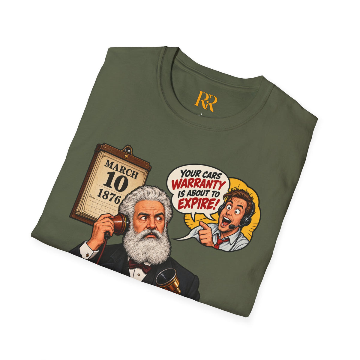 Alexander Graham Bell Telephone Patent T-Shirt – March 10, 1876 History Gift