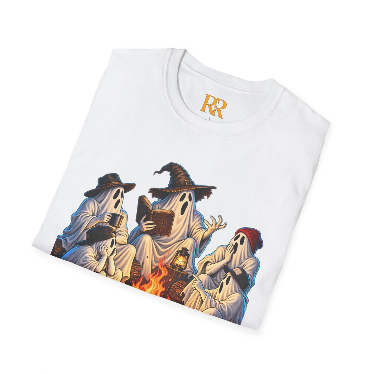 Ghosts around a Campfire Fantasy T-Shirt