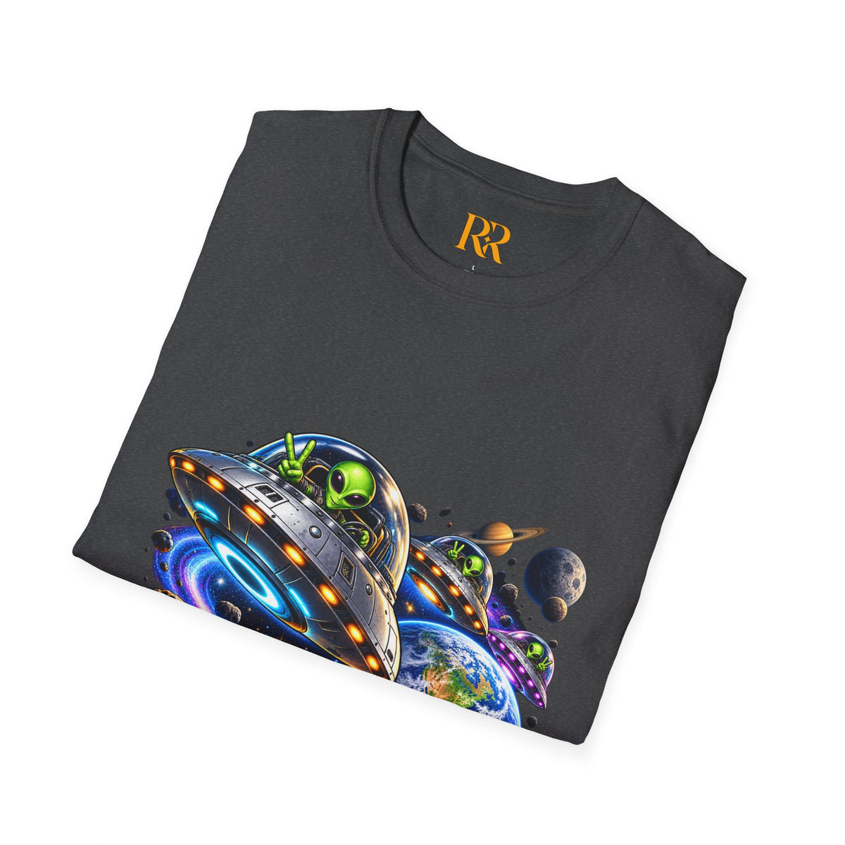 Cosmic UFO Alien Space Adventure T-Shirt