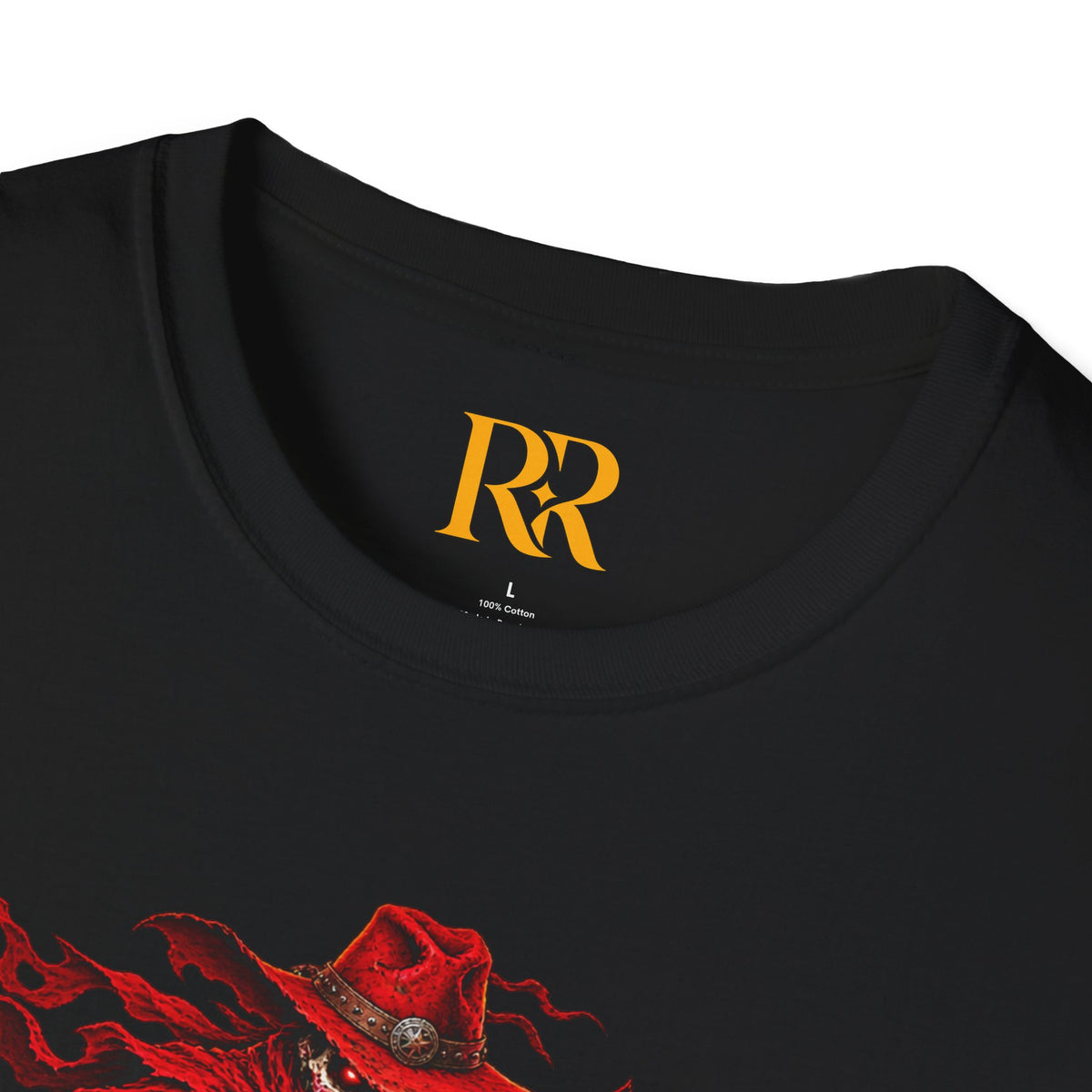 Red Gothic Horse Rider T-Shirt