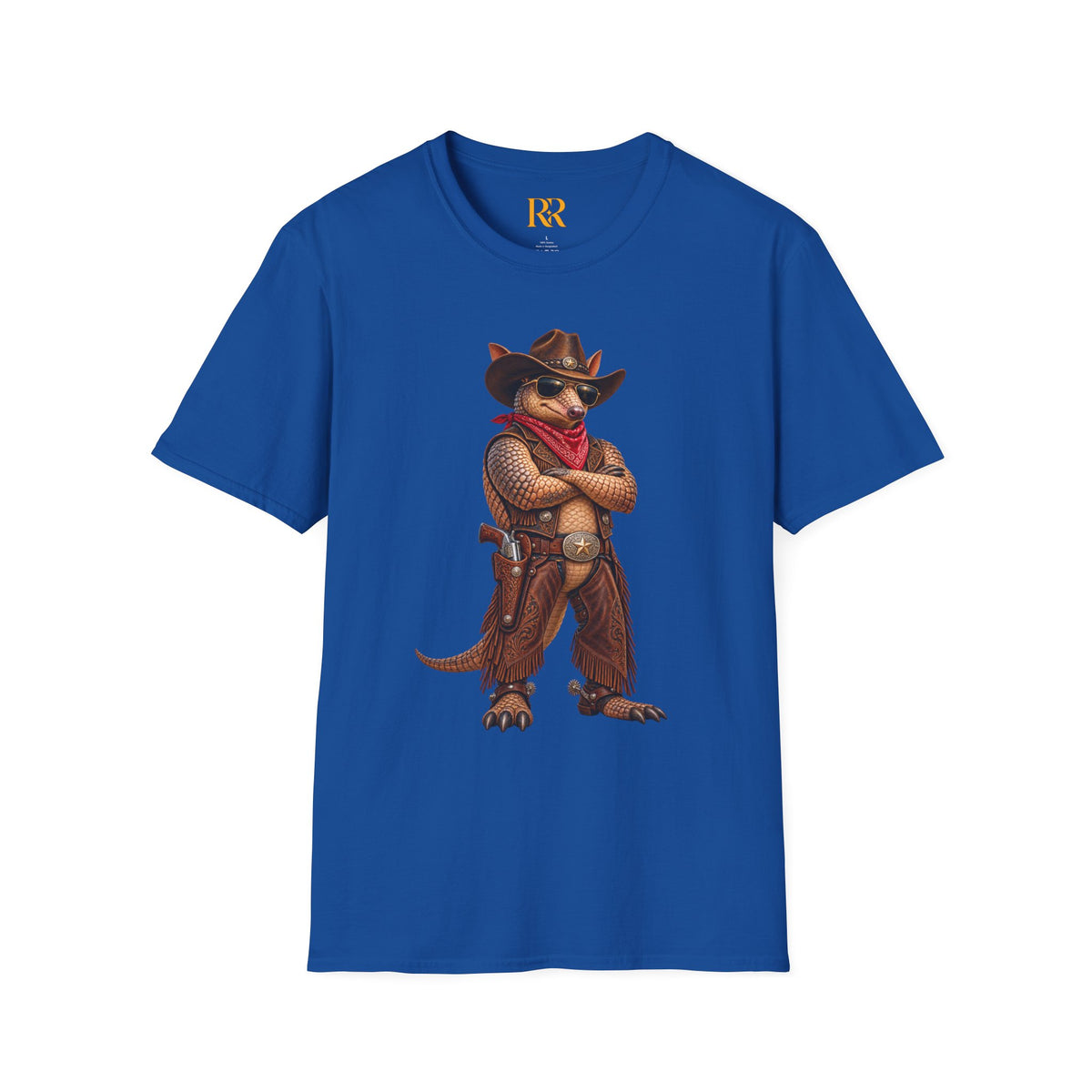 Cowboy Armadillo Western Graphic T-Shirt