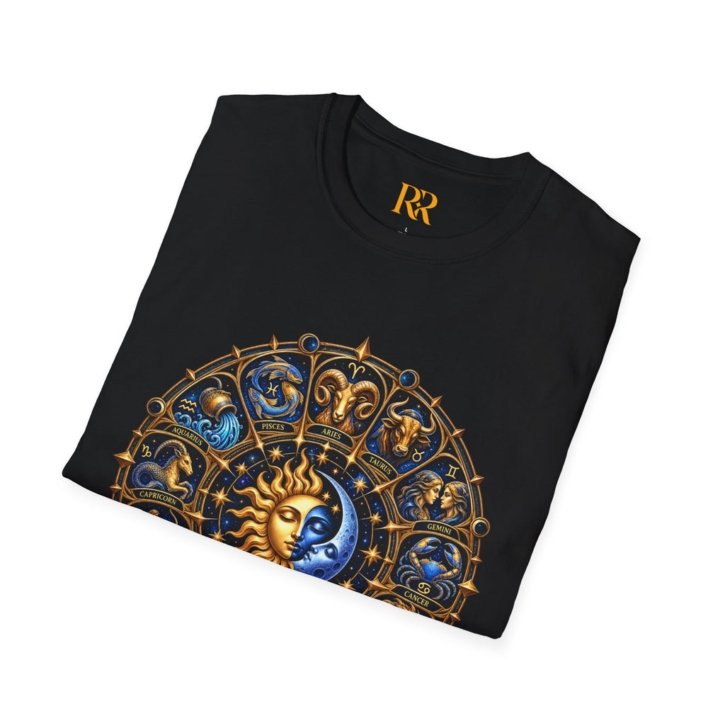 Celestial Sun and Moon Mandala T-Shirt
