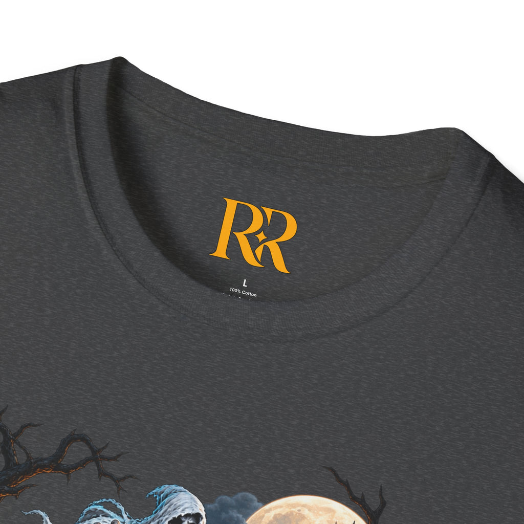 Dark Fantasy Grim Reaper Castle T-Shirt