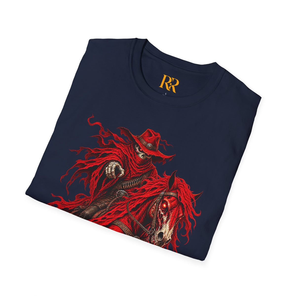 Red Gothic Horse Rider T-Shirt