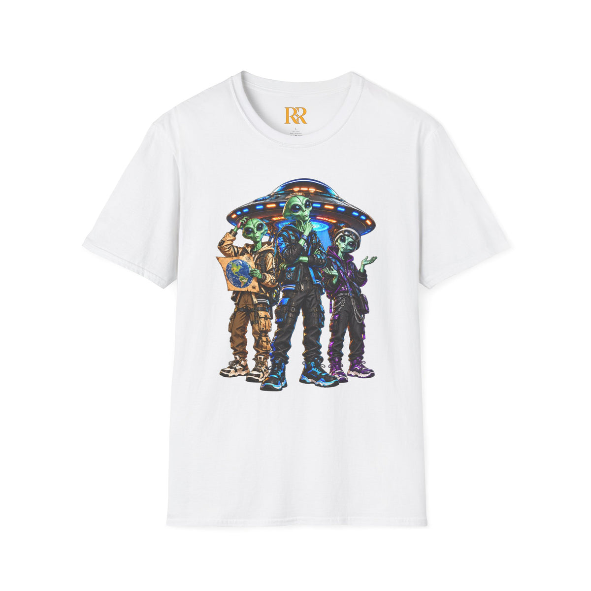 Alien Mushroom Psychedelic T-Shirt