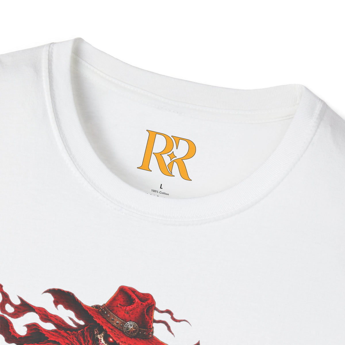 Red Gothic Horse Rider T-Shirt