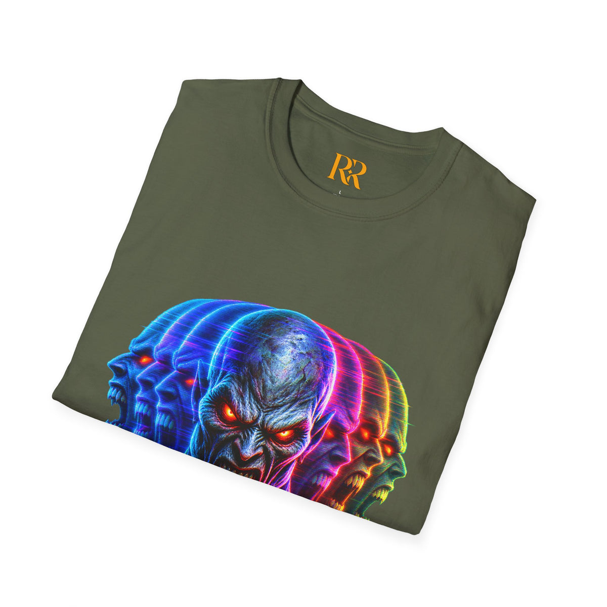 Colorful Cosmic Monster Graphic T-Shirt