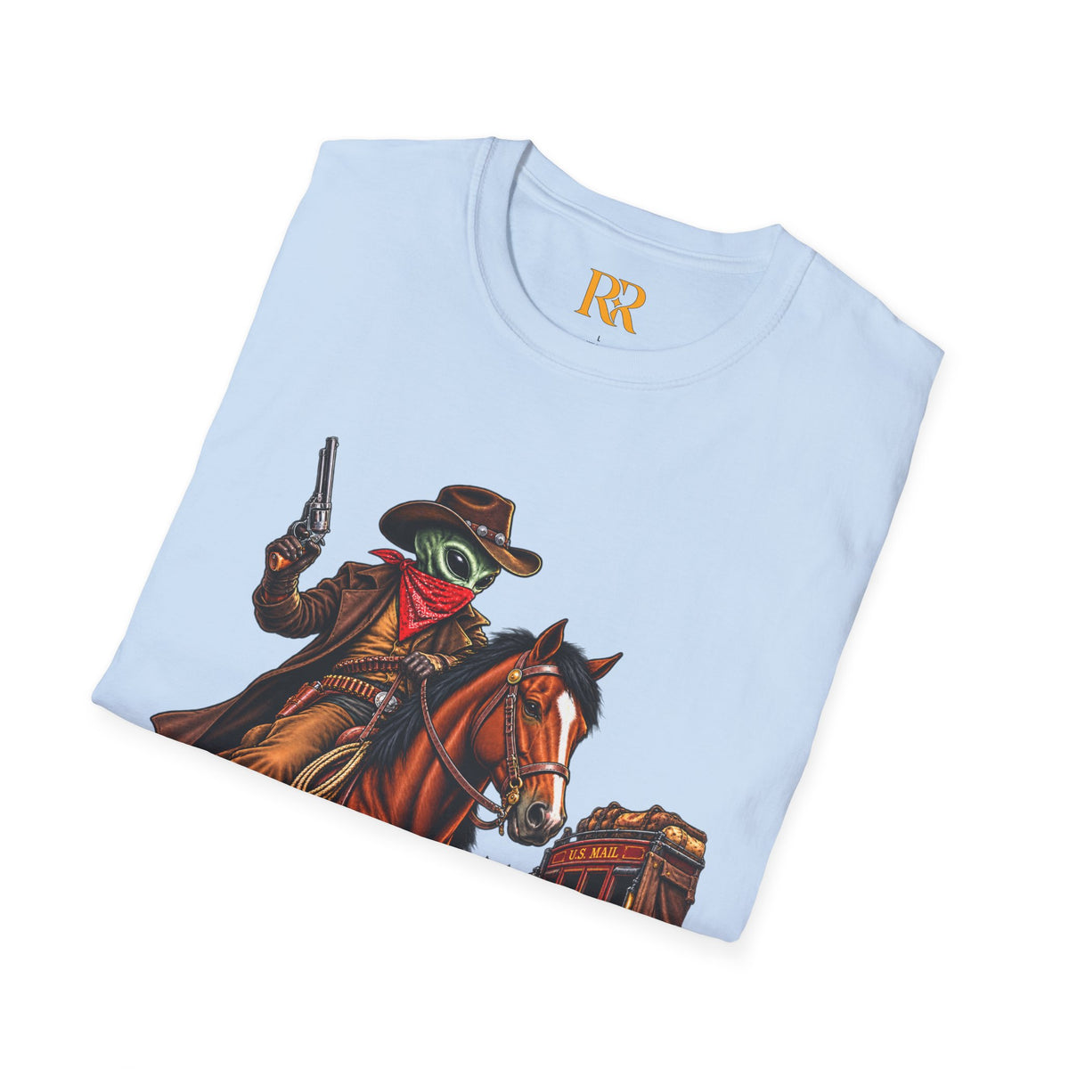 Vintage Cowboy Horse and Wagon Western T-Shirt