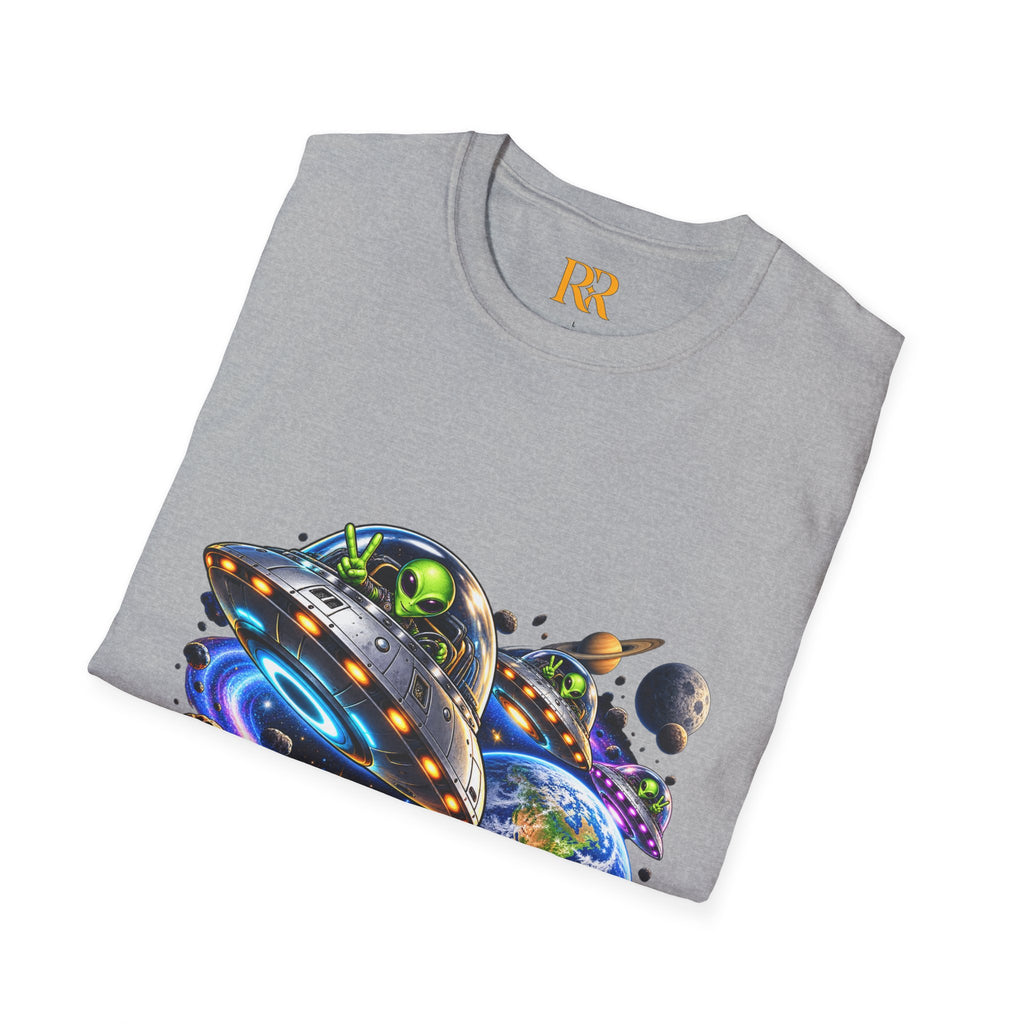 Cosmic UFO Alien Space Adventure T-Shirt