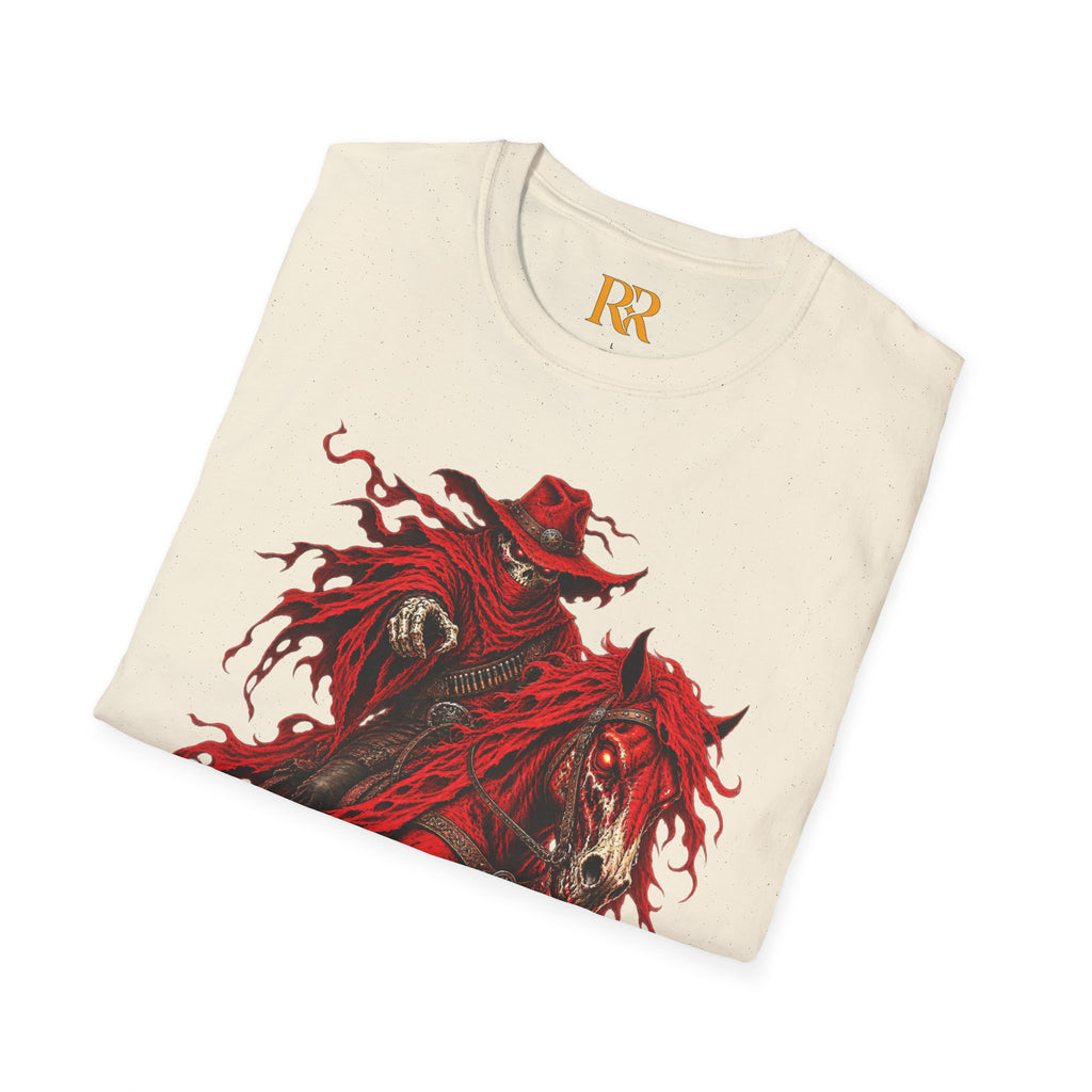 Red Gothic Horse Rider T-Shirt