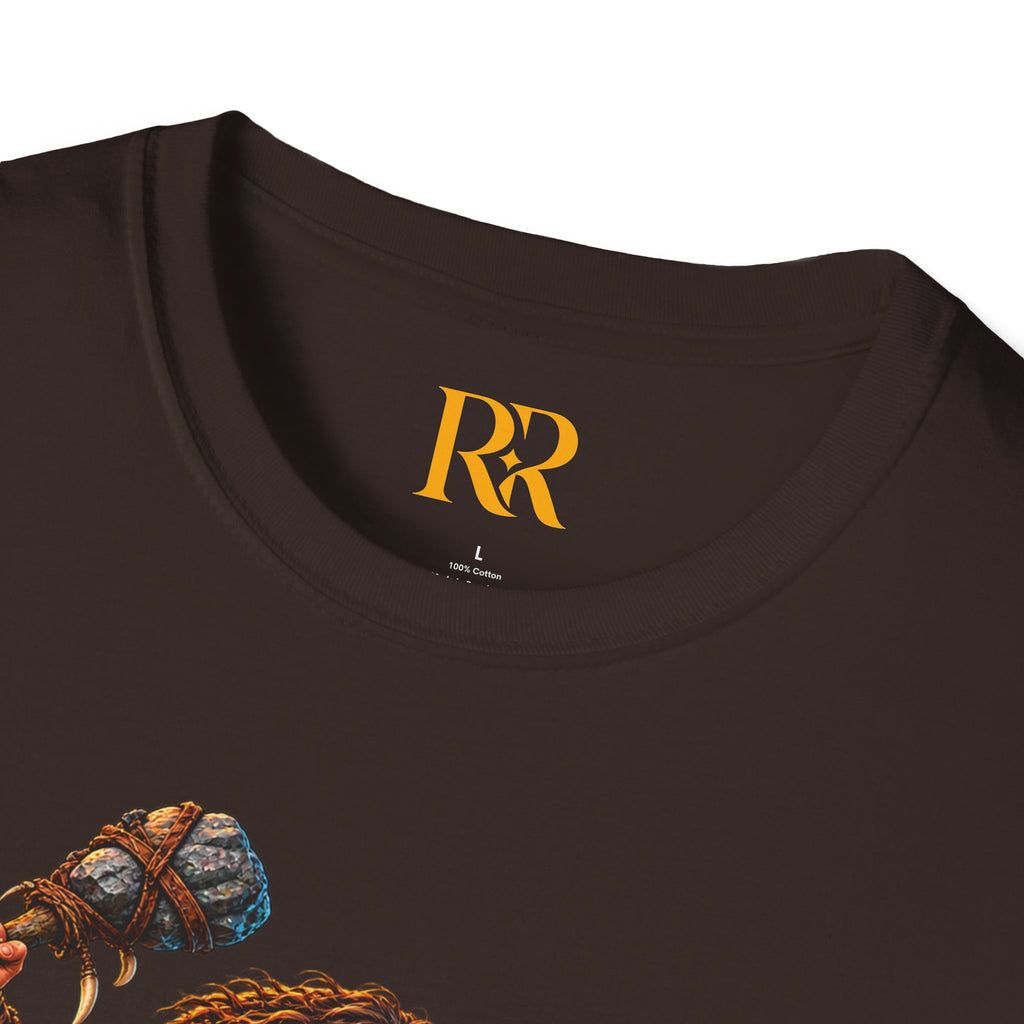 Caveman Riding T-Rex Dinosaur T-Shirt