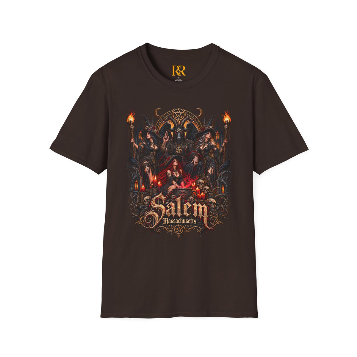 Salem Massachusetts Gothic Halloween T-Shirt