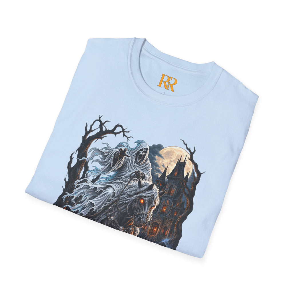 Dark Fantasy Grim Reaper Castle T-Shirt