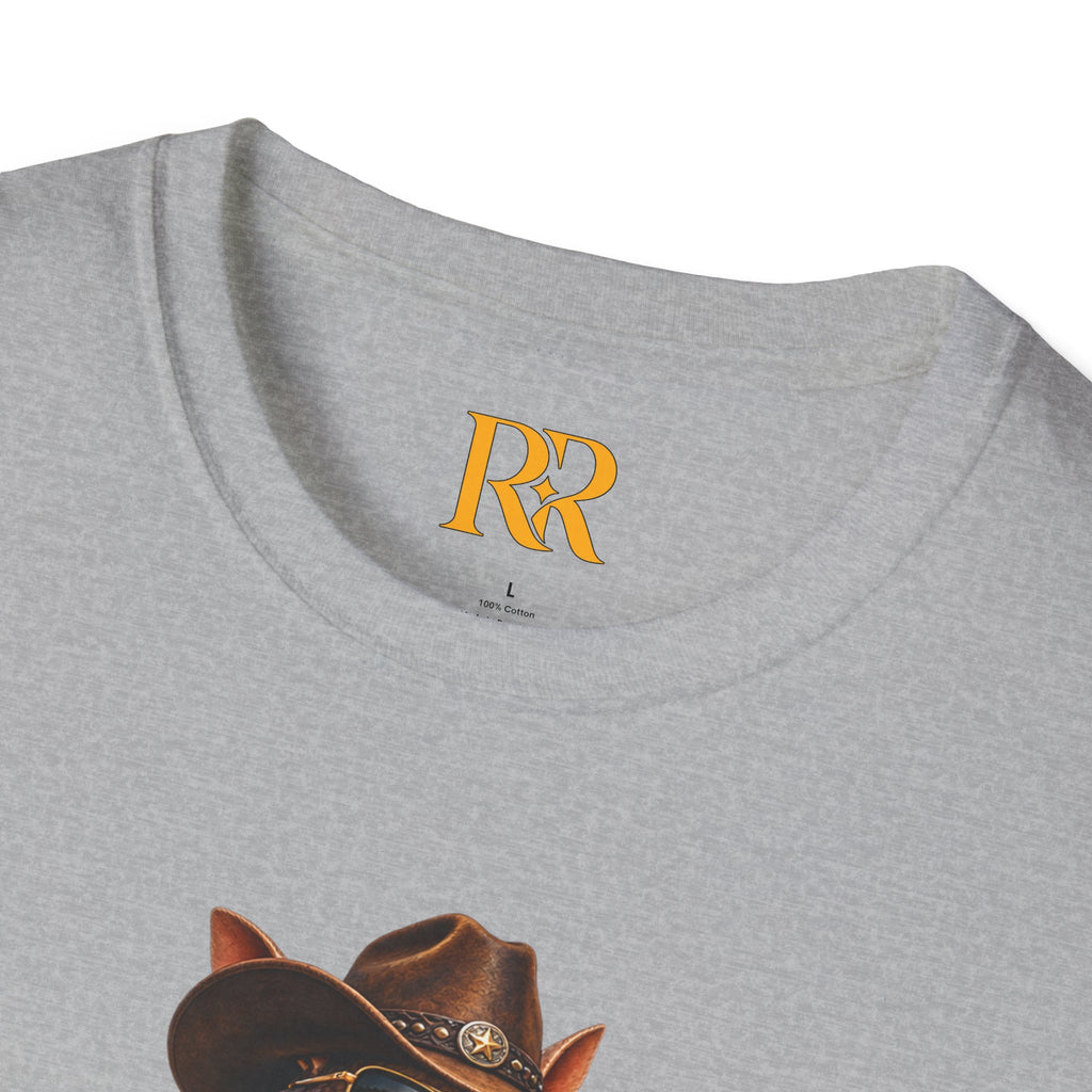 Cowboy Armadillo Western Graphic T-Shirt
