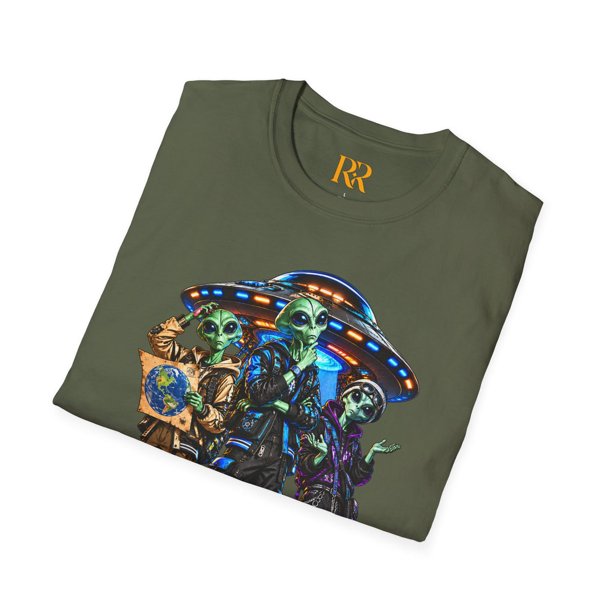 Alien Mushroom Psychedelic T-Shirt