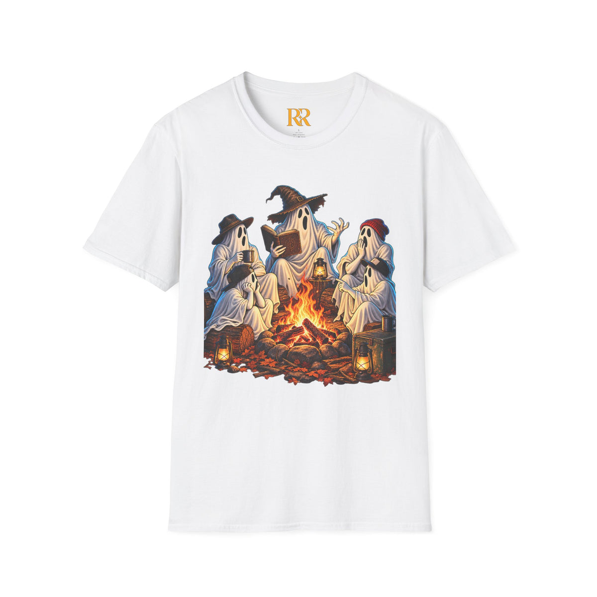 Ghosts around a Campfire Fantasy T-Shirt