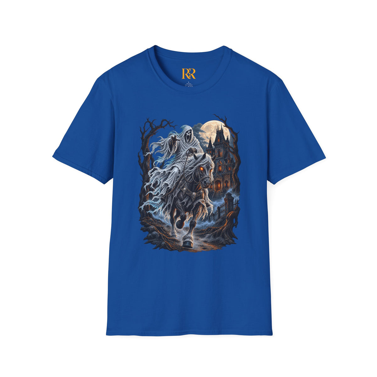 Dark Fantasy Grim Reaper Castle T-Shirt