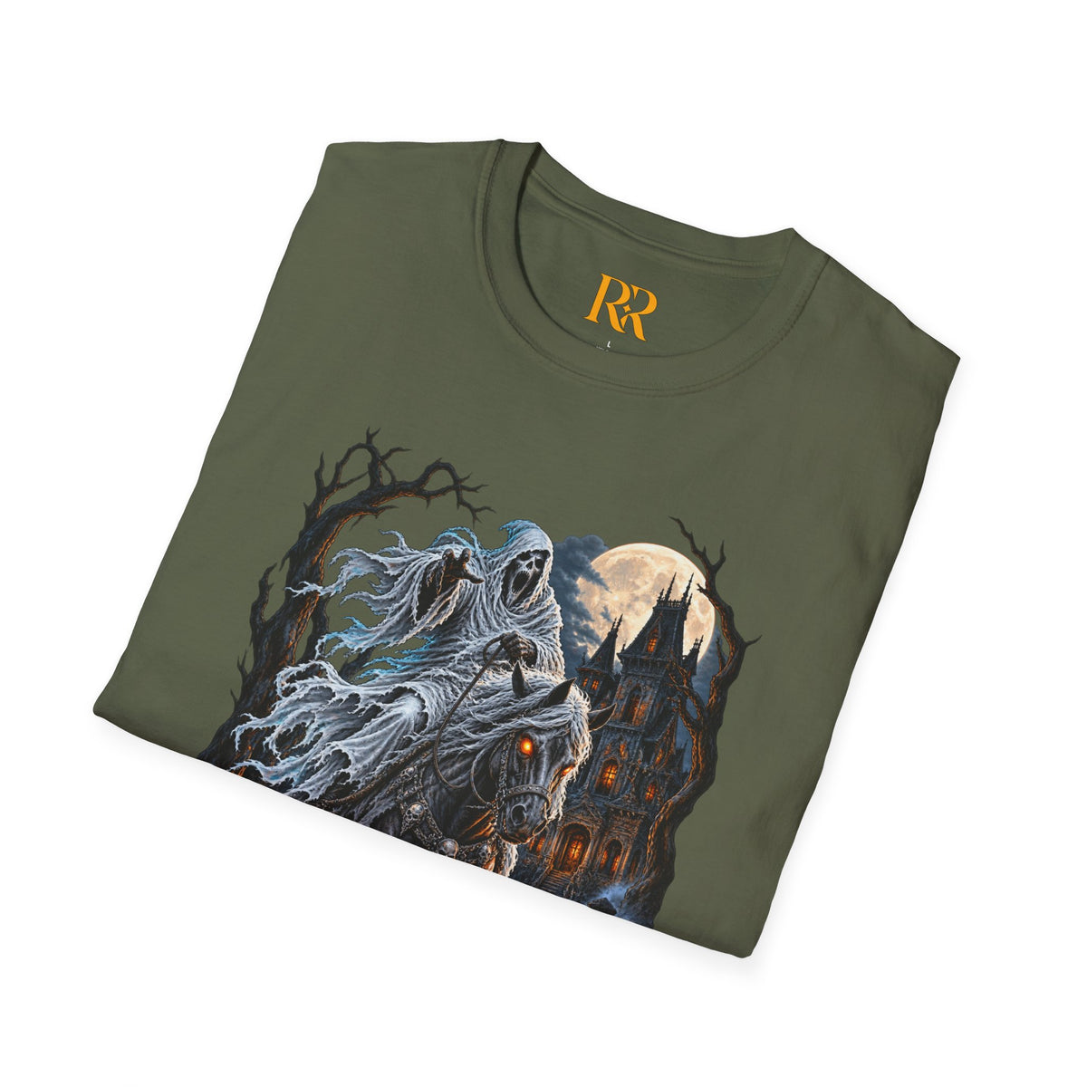 Dark Fantasy Grim Reaper Castle T-Shirt