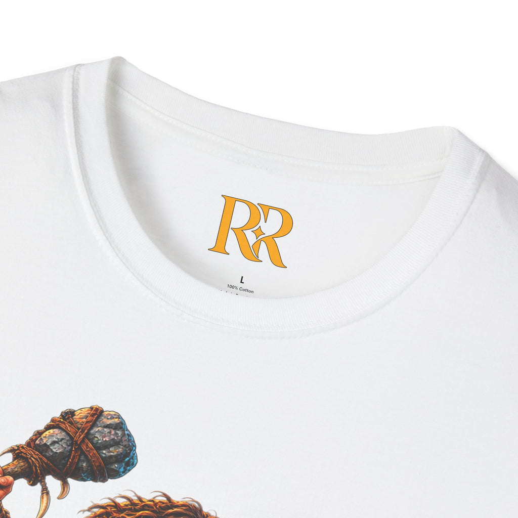 Caveman Riding T-Rex Dinosaur T-Shirt