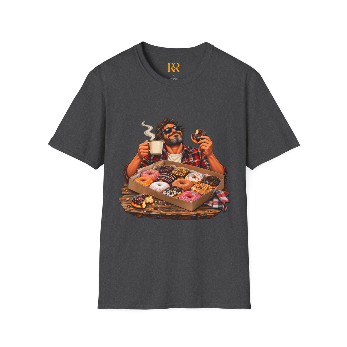Donut Coffee Lover T-Shirt – Funny Breakfast Food Graphic Tee