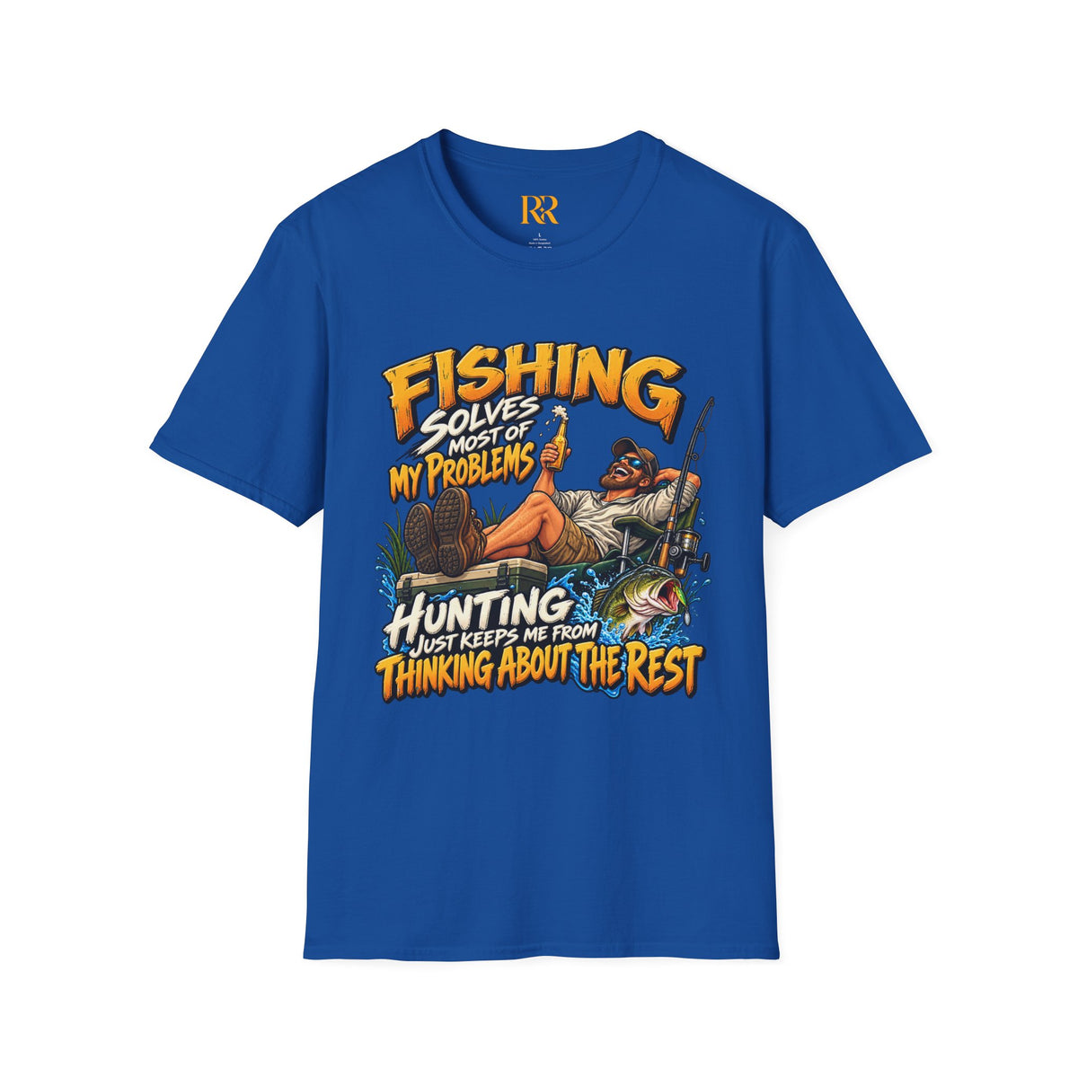 Fishing Solves Most of My Problems Hunting T-Shirt