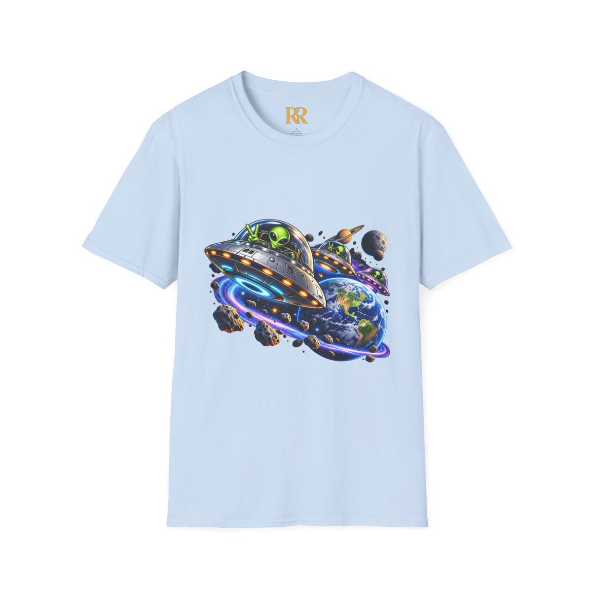Cosmic UFO Alien Space Adventure T-Shirt