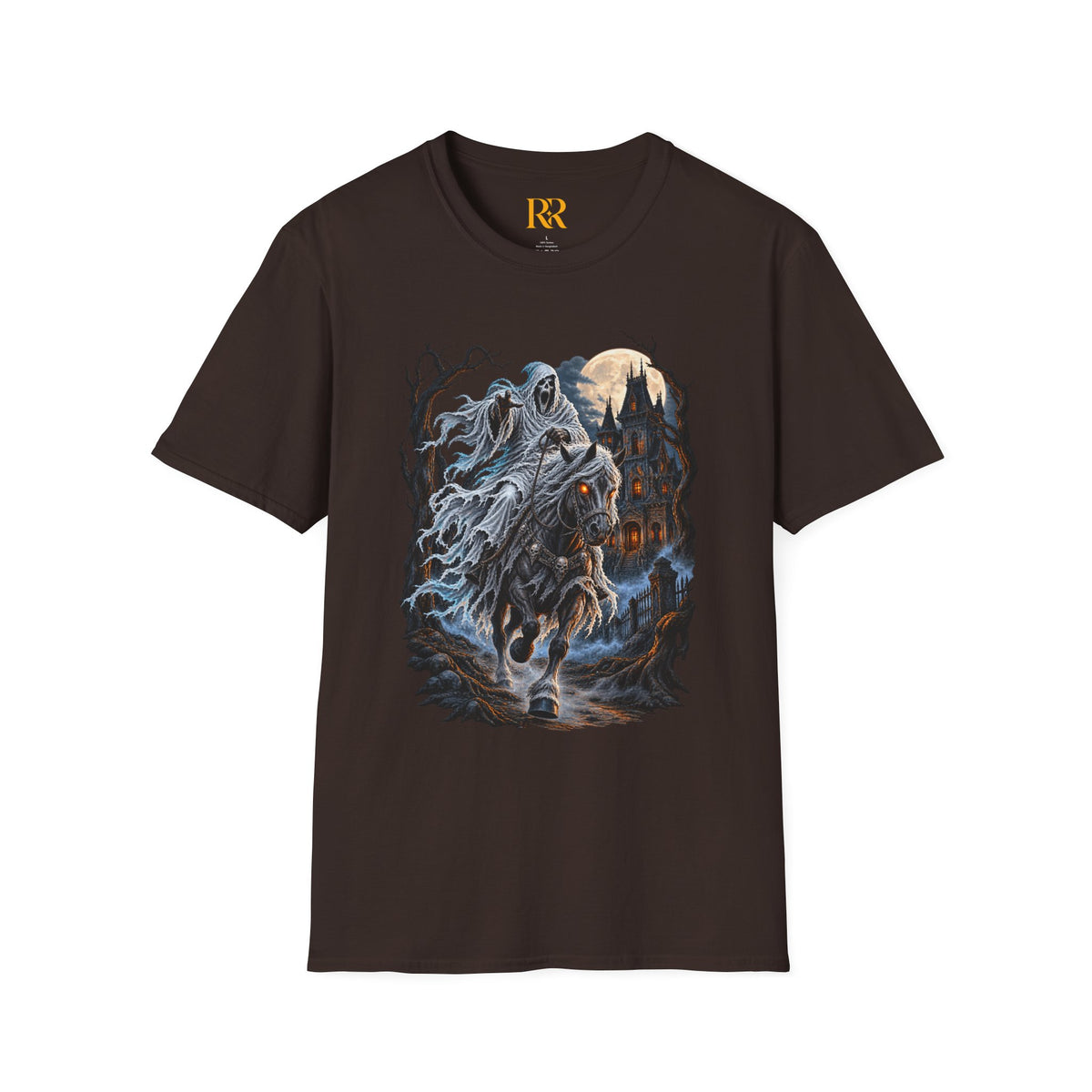 Dark Fantasy Grim Reaper Castle T-Shirt
