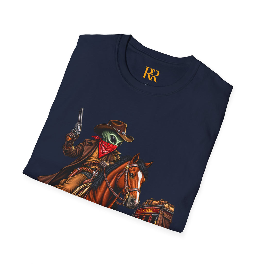 Vintage Cowboy Horse and Wagon Western T-Shirt