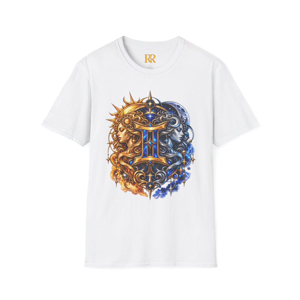 Gemini Sun and Moon Balance Celestial T-Shirt