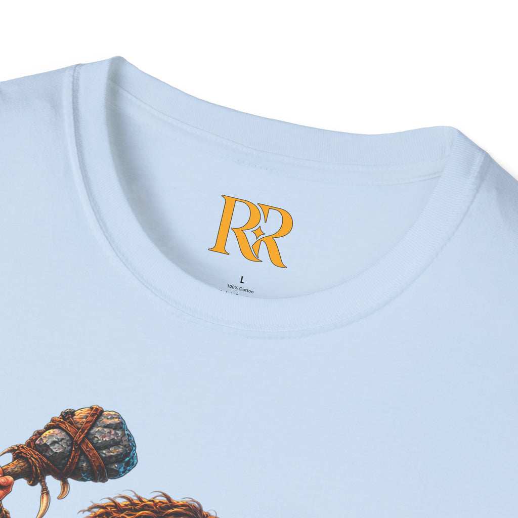 Caveman Riding T-Rex Dinosaur T-Shirt