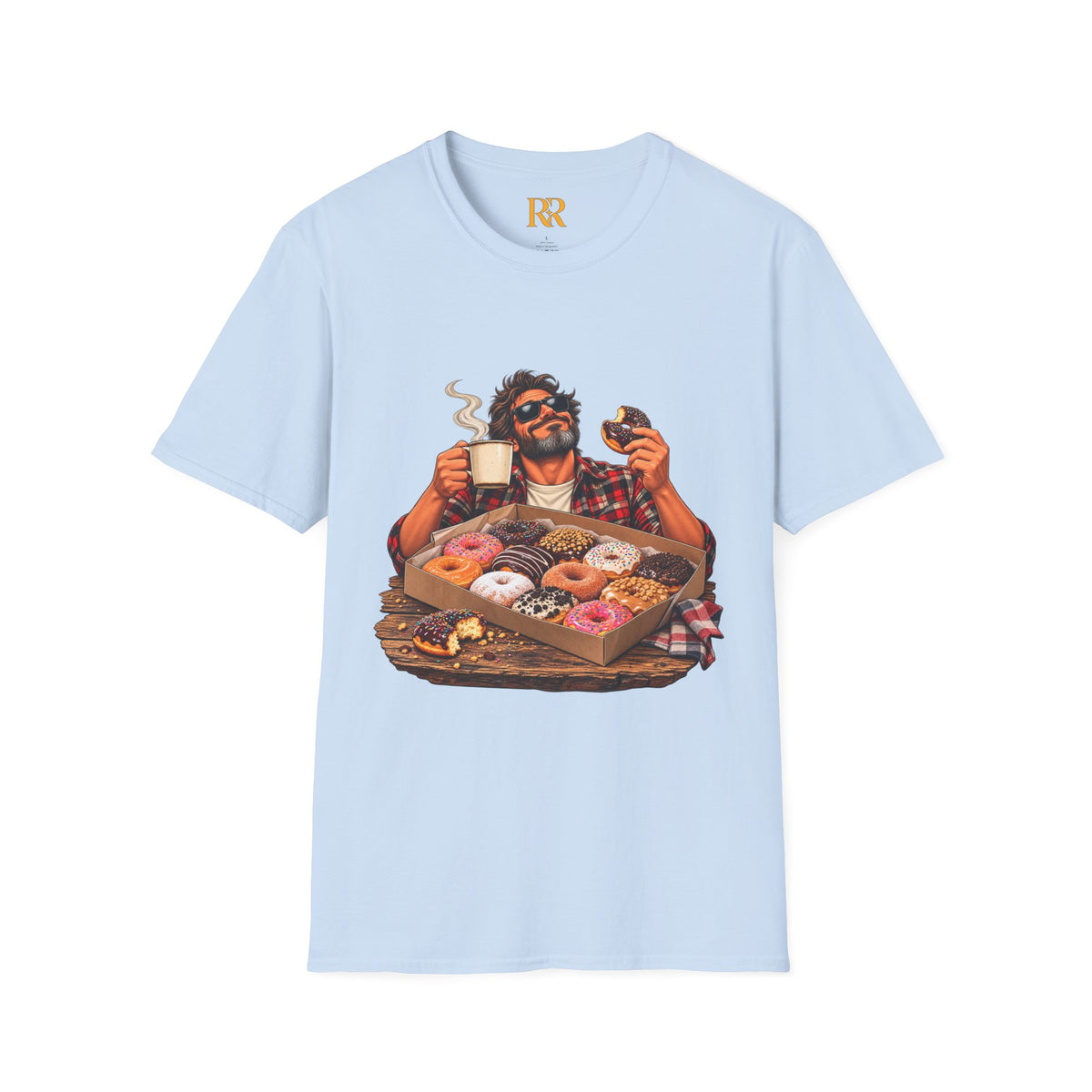 Donut Coffee Lover T-Shirt – Funny Breakfast Food Graphic Tee