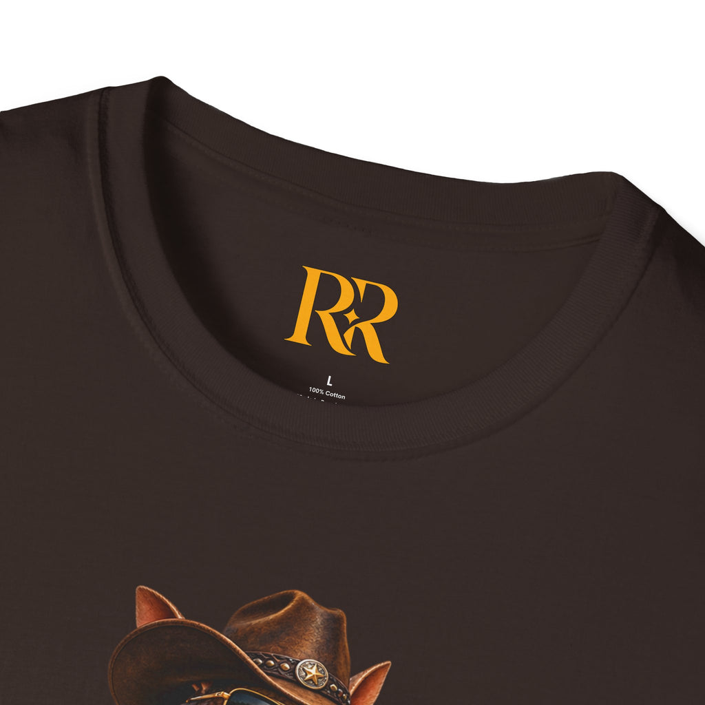 Cowboy Armadillo Western Graphic T-Shirt