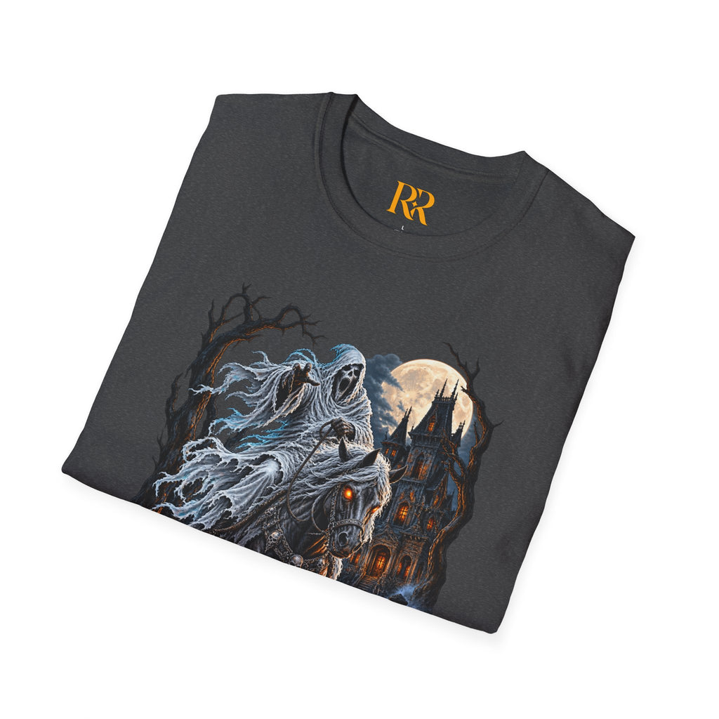 Dark Fantasy Grim Reaper Castle T-Shirt
