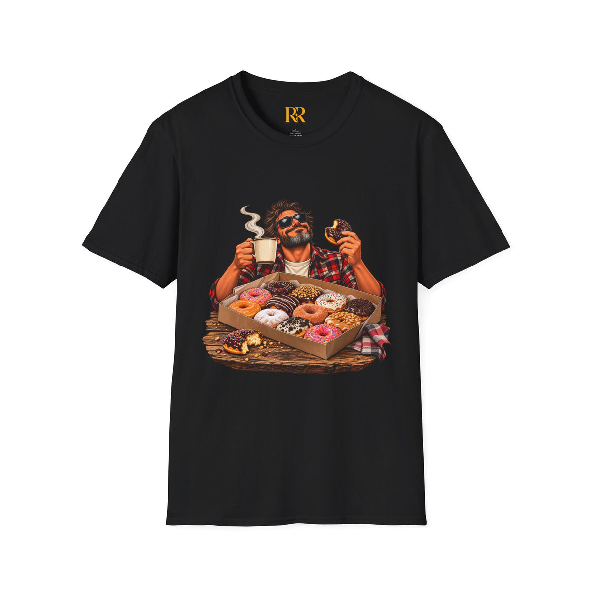Donut Coffee Lover T-Shirt – Funny Breakfast Food Graphic Tee