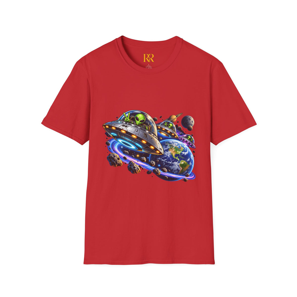Cosmic UFO Alien Space Adventure T-Shirt