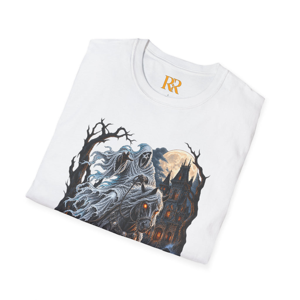 Dark Fantasy Grim Reaper Castle T-Shirt