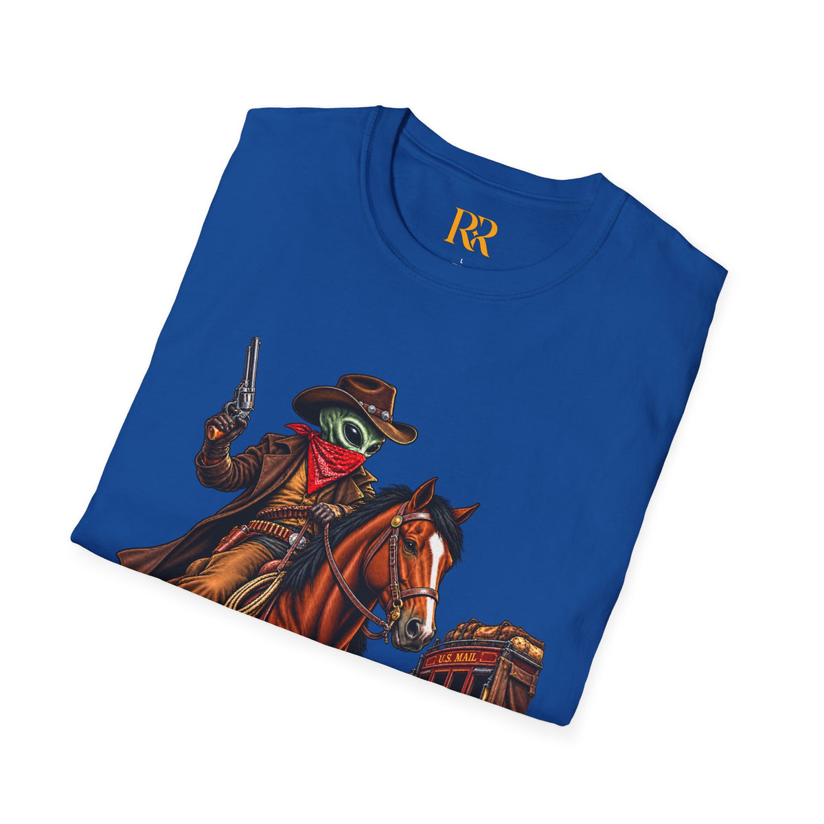Vintage Cowboy Horse and Wagon Western T-Shirt