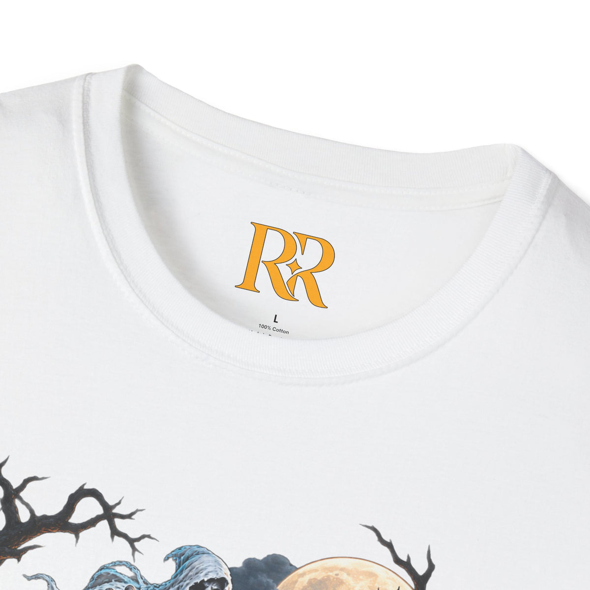 Dark Fantasy Grim Reaper Castle T-Shirt