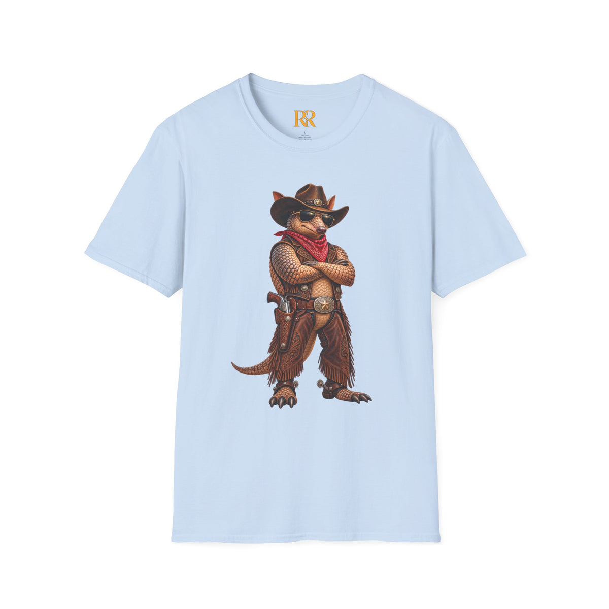 Cowboy Armadillo Western Graphic T-Shirt