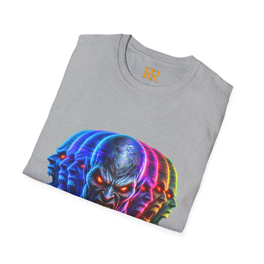 Colorful Cosmic Monster Graphic T-Shirt
