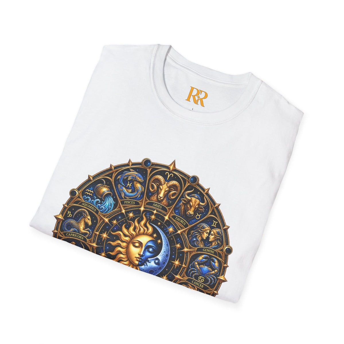 Celestial Sun and Moon Mandala T-Shirt