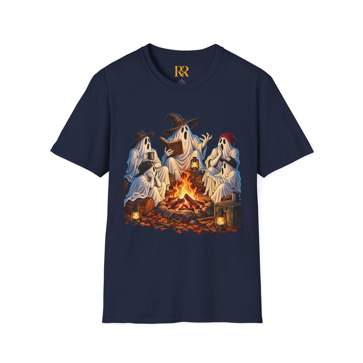 Ghosts around a Campfire Fantasy T-Shirt