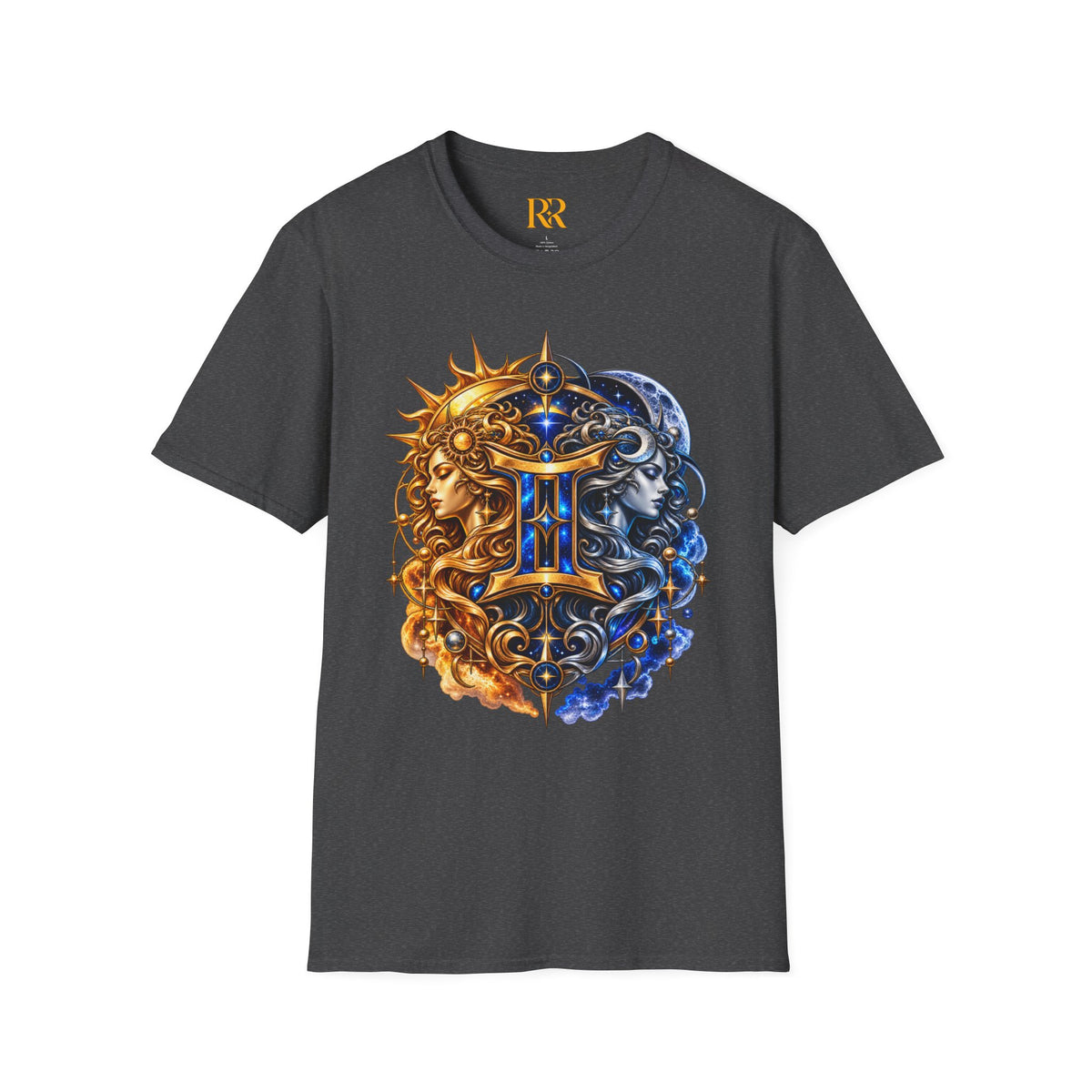 Gemini Sun and Moon Balance Celestial T-Shirt