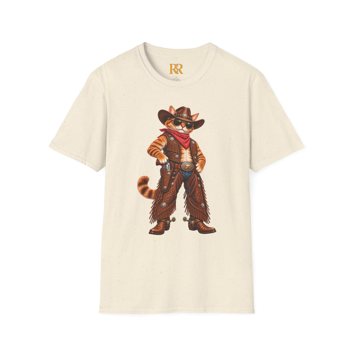 Funny Cowboy Cat T-Shirt – Western Animal Graphic Tee