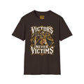 Victors Never Victims Motivational Graphic T-Shirt